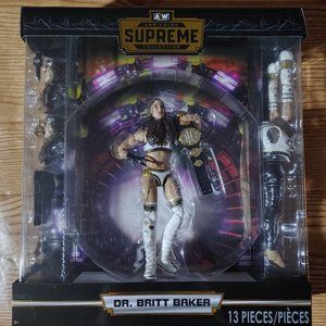 Dr. Britt Baker DMD AEW Unrivaled Supreme Collection Series 1 figure (NEW)